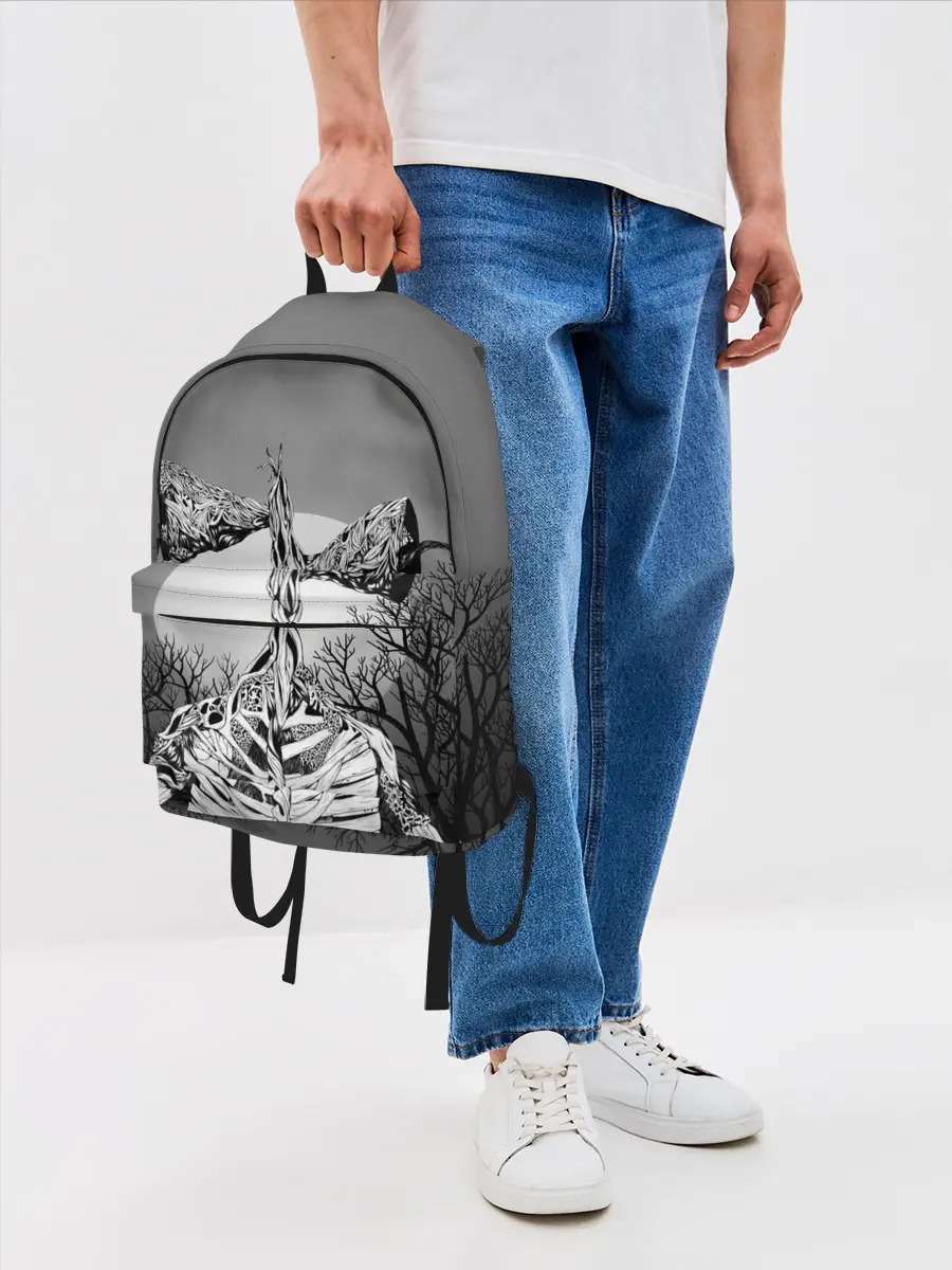 Рюкзак джинсовый / СИРЕНОГОЛОВЫЙ