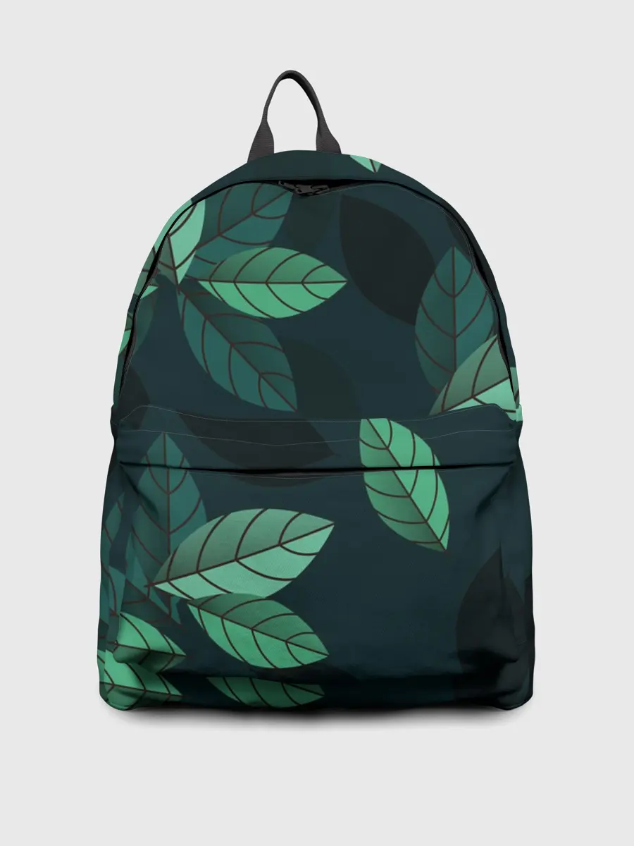 Рюкзак джинсовый / листва