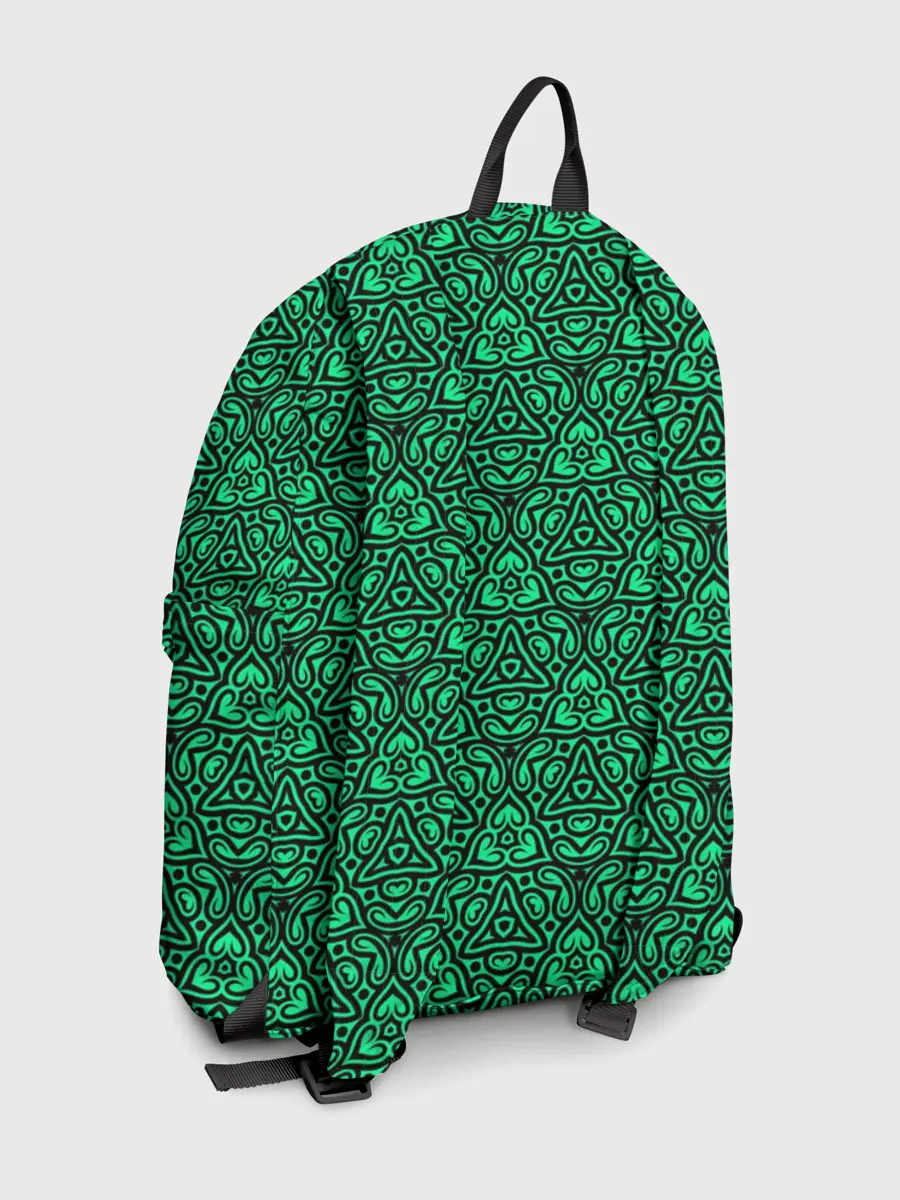 Рюкзак джинсовый / Абстрактный узор Калейдоскоп