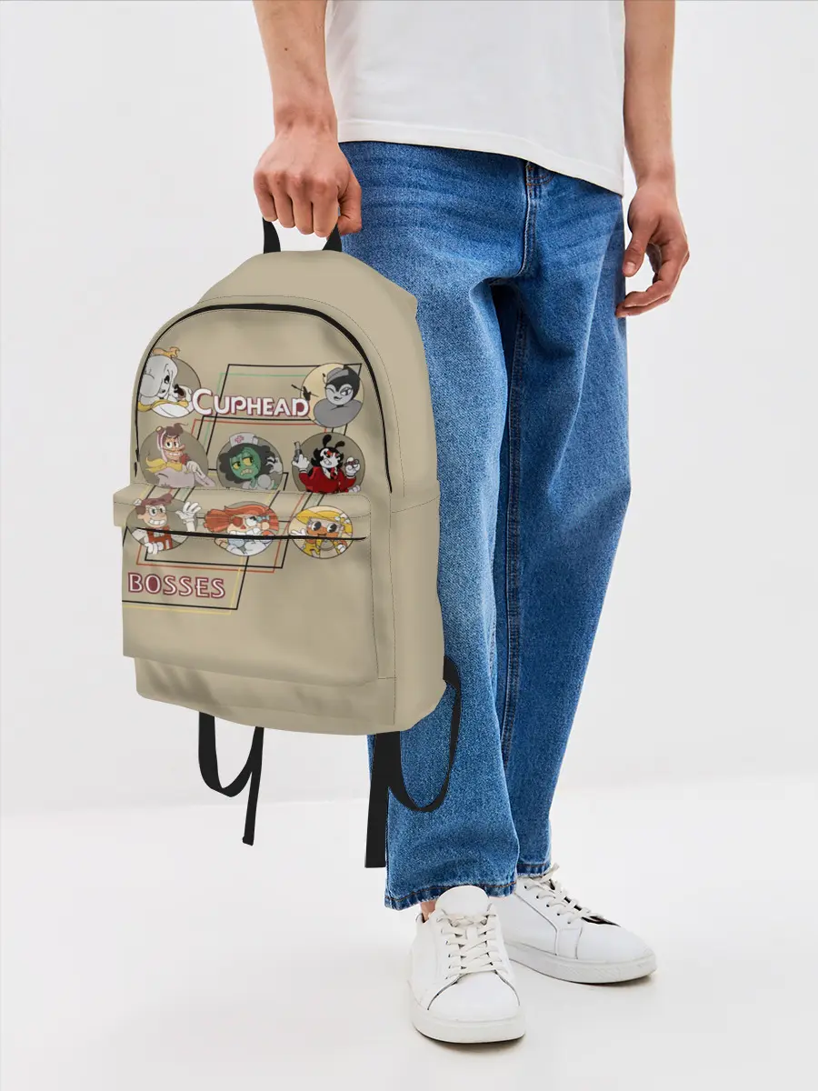 Рюкзак джинсовый / Боссы caphead