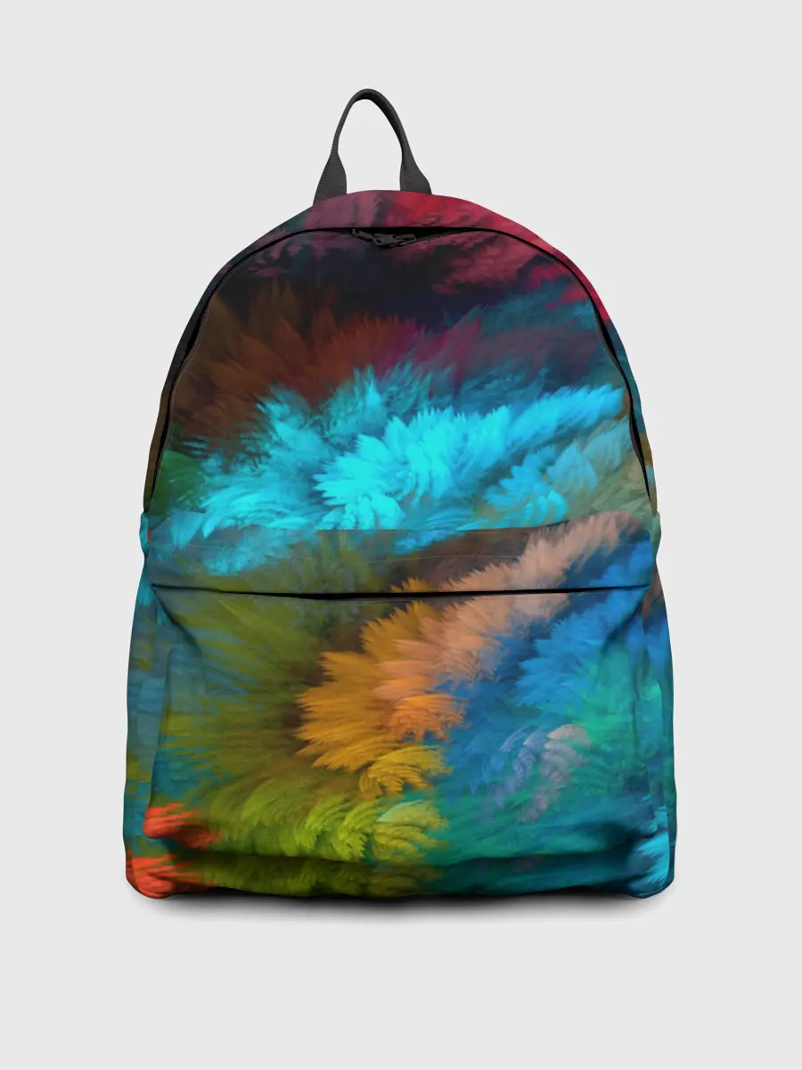 Рюкзак джинсовый / Цветной дестрой