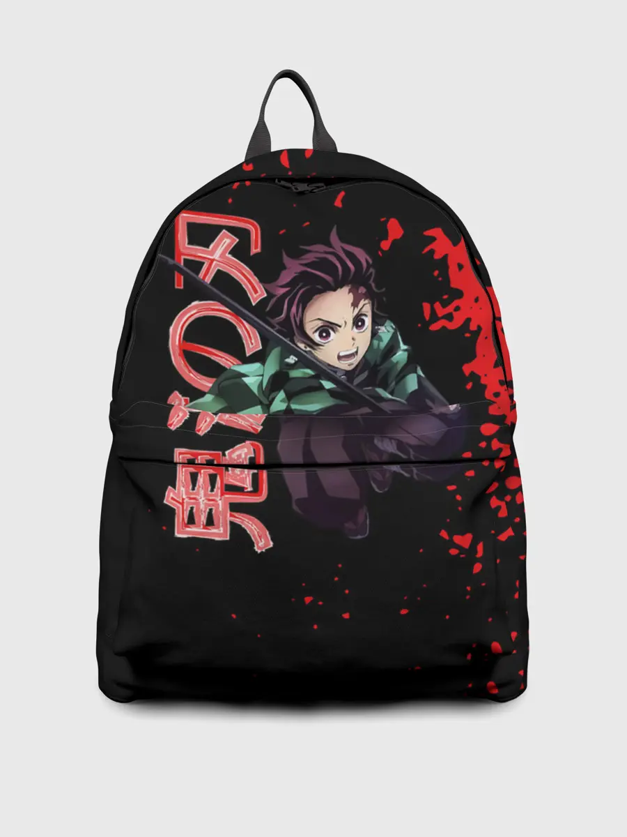 Рюкзак джинсовый / Танджиро Kimetsu no Yaiba