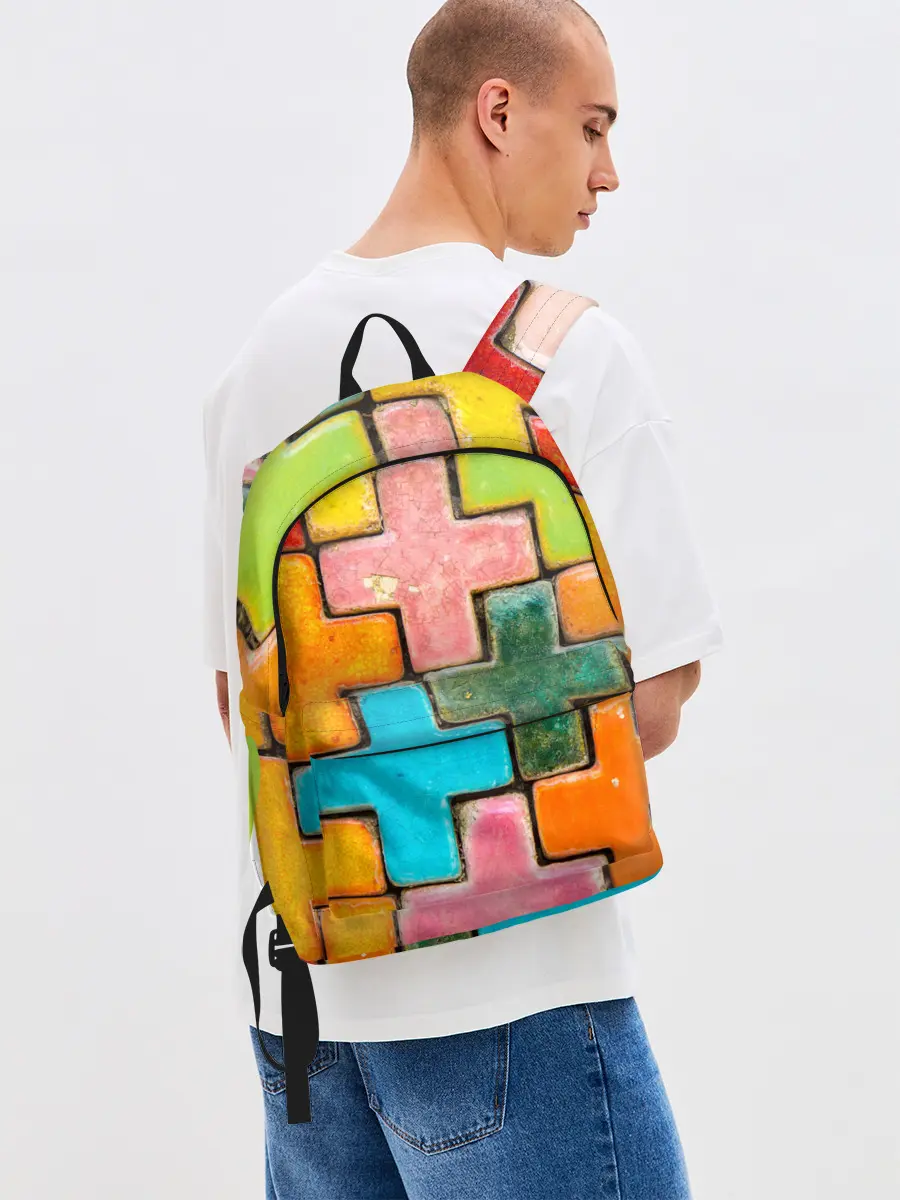 Рюкзак джинсовый / Крестик