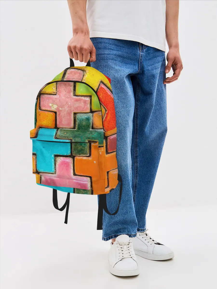 Рюкзак джинсовый / Крестик