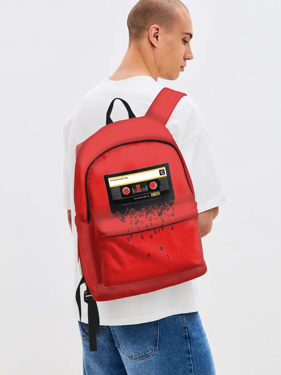 Рюкзак джинсовый / The death of the cassette tape