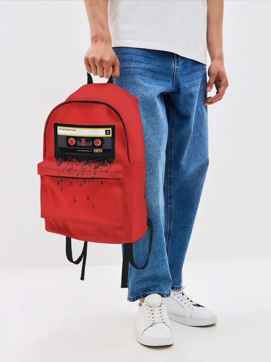 Рюкзак джинсовый / The death of the cassette tape