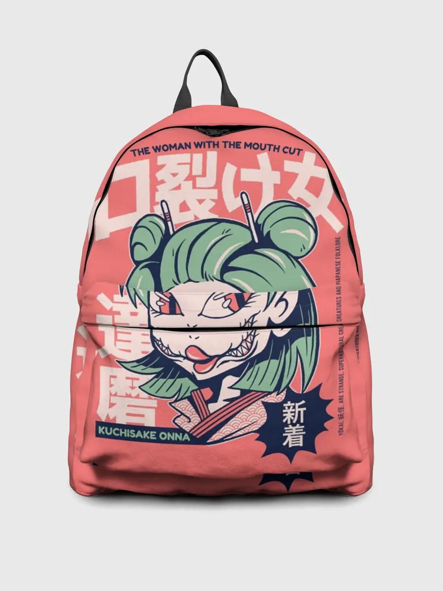 Рюкзак джинсовый / Anime Kuchisake Onna Yokai