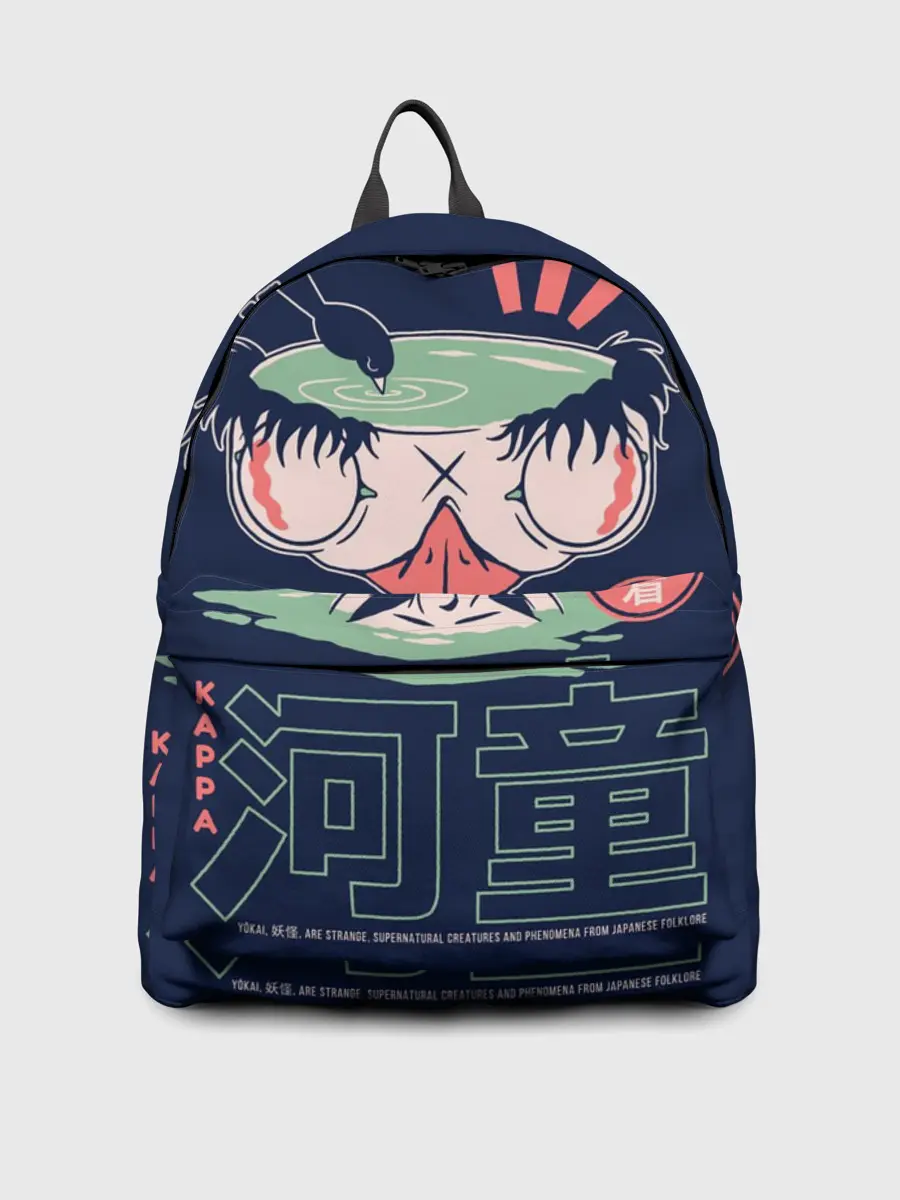 Рюкзак джинсовый / Anime Kappa Demon Yokai
