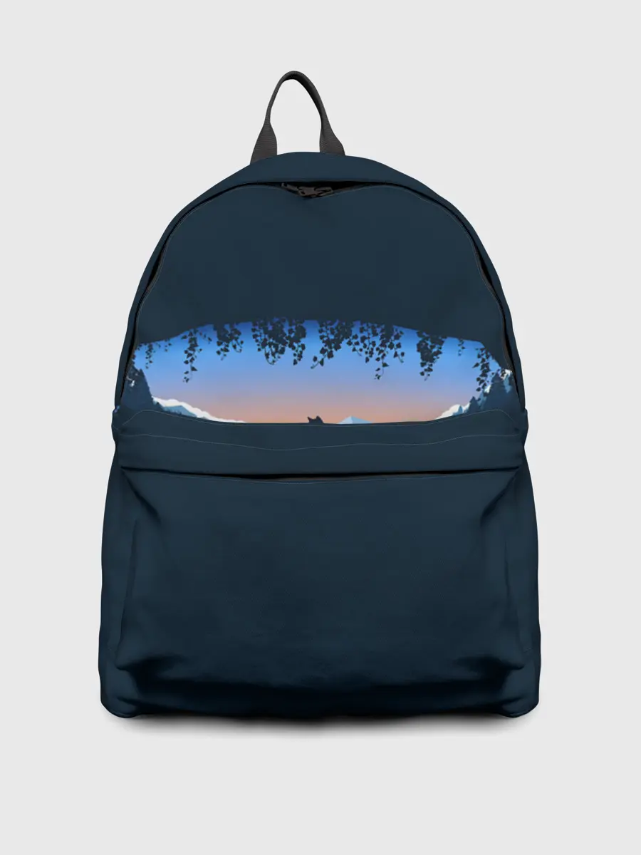 Рюкзак джинсовый / Глаз природы