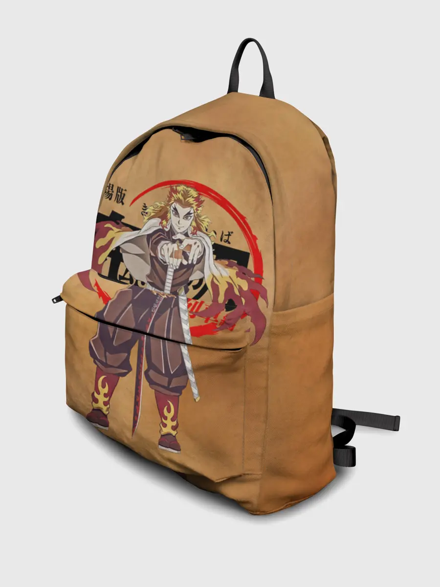 Рюкзак джинсовый / Кёджуро Ренгоку Kimetsu no Yaiba