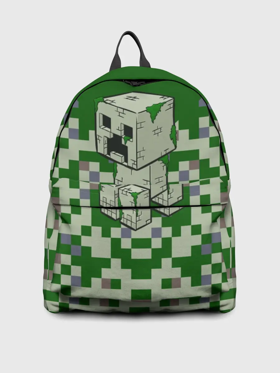 Рюкзак джинсовый / Minecraft Крипер