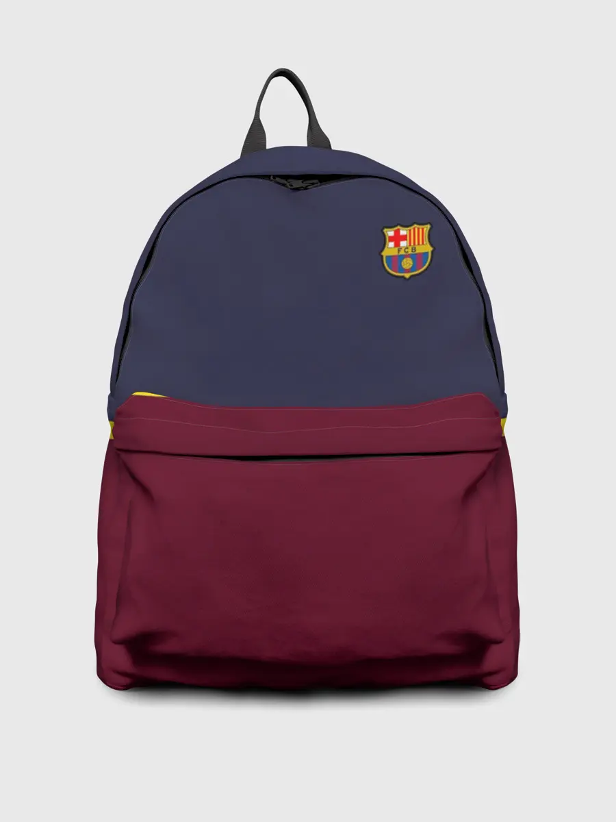 Рюкзак джинсовый / FC Barcelona | Flag and team Logo