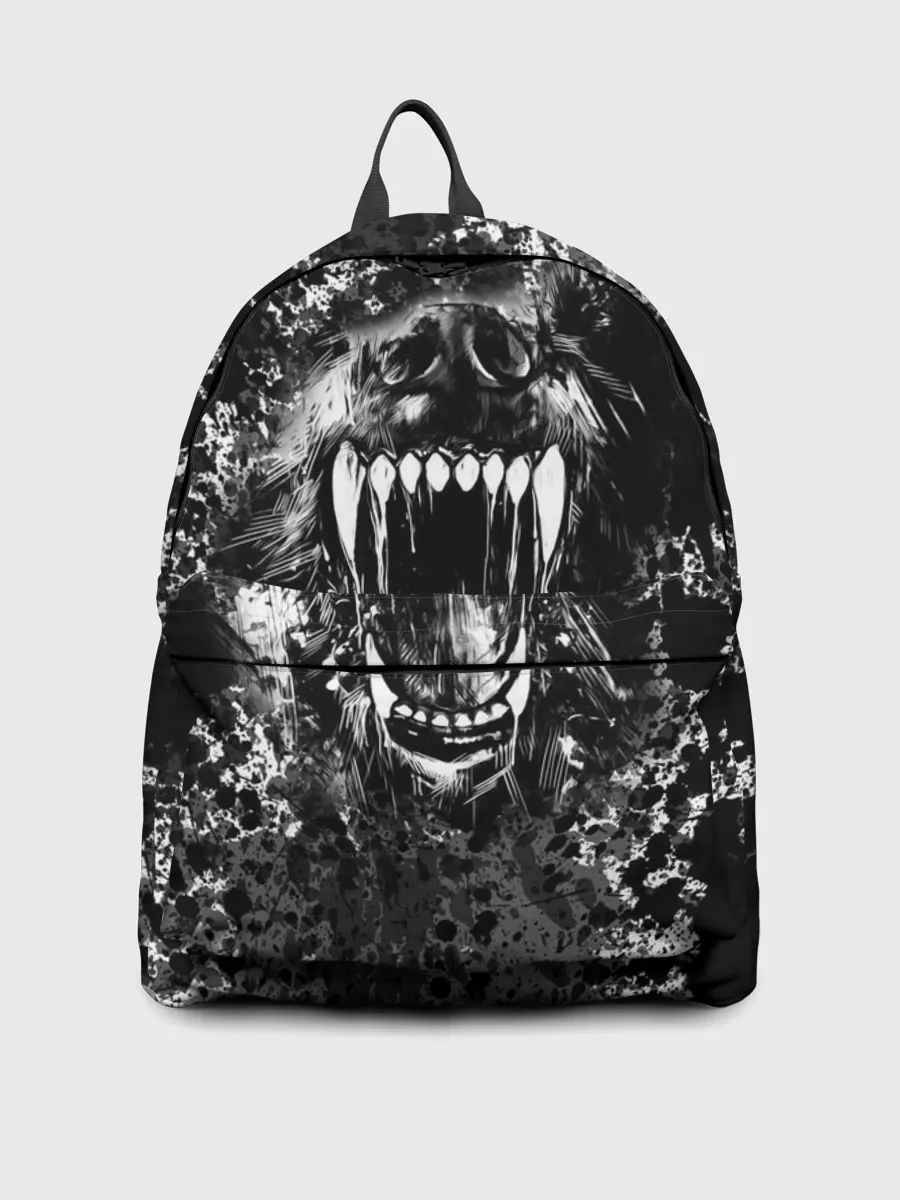 Рюкзак джинсовый / Волчья пасть