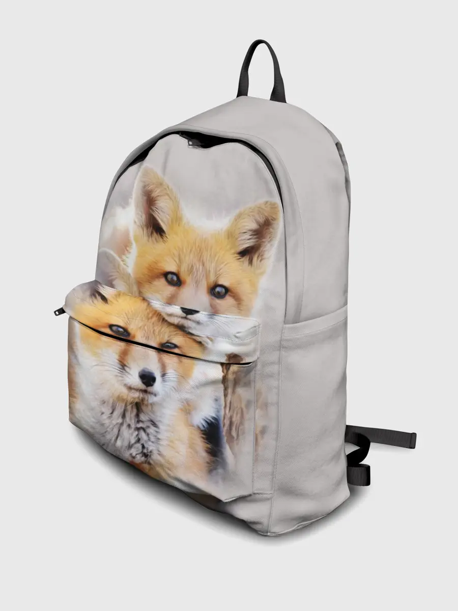 Рюкзак джинсовый / Лисята