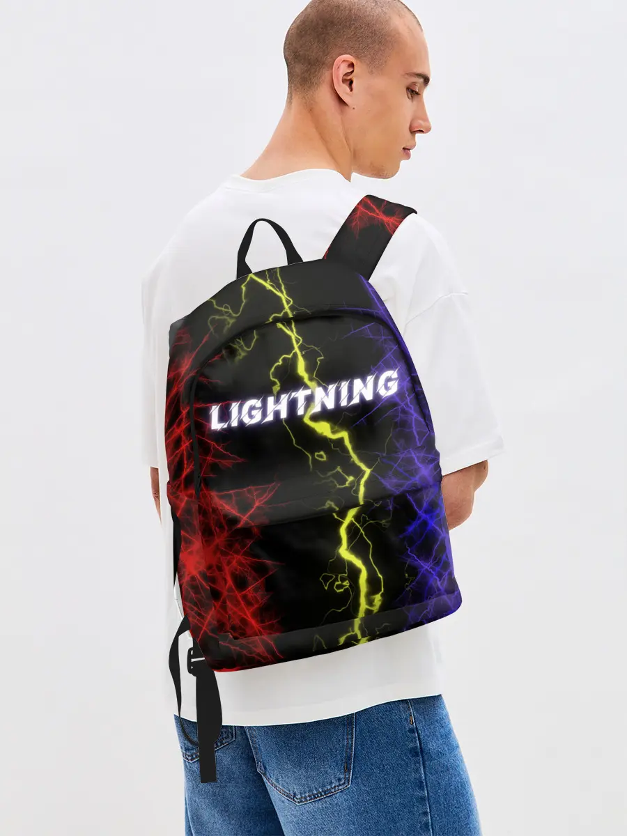 Рюкзак джинсовый / Lightning | Молния