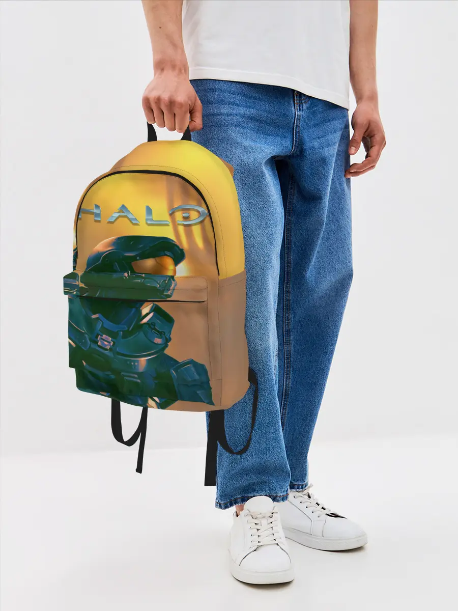 Рюкзак джинсовый / Мастер Чиф | Halo