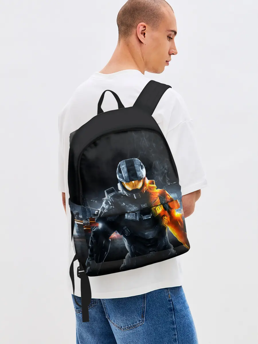 Рюкзак джинсовый / Halo x Battlefield