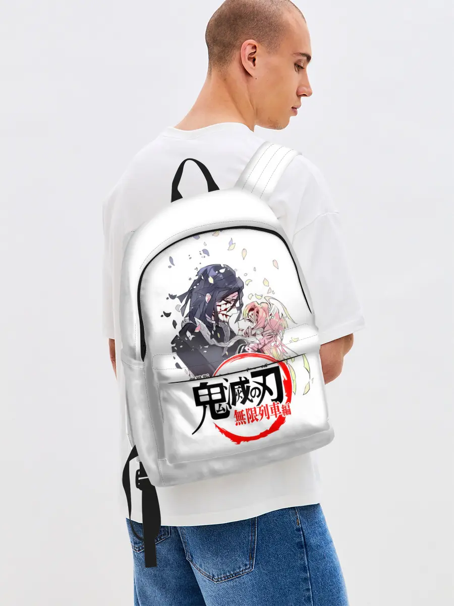 Рюкзак джинсовый / Обанай Игуро Kimetsu no Yaiba