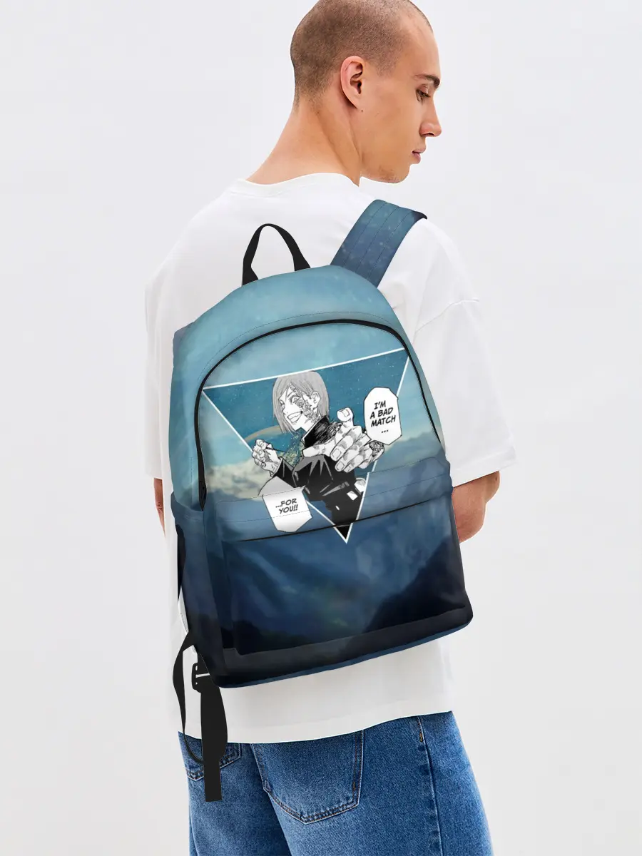 Рюкзак джинсовый / Магическая Битва | Реплика Кугисаки Нобара