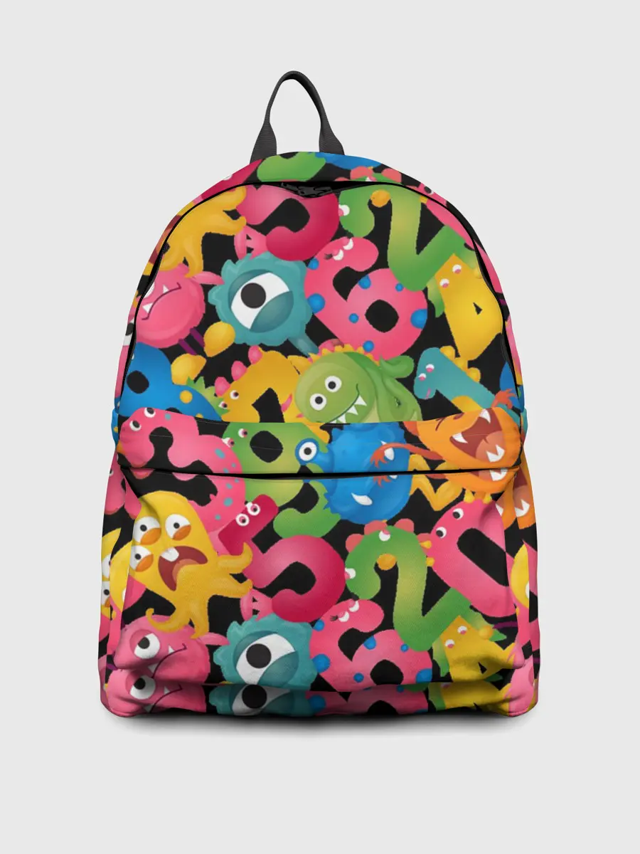 Рюкзак джинсовый / Monstry с цифрами