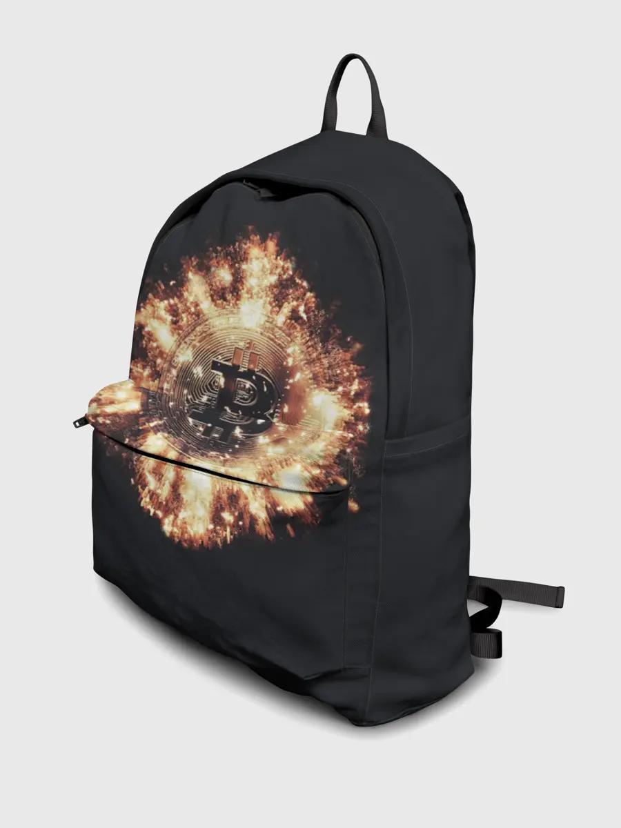 Рюкзак джинсовый / Bitcoin Bombing