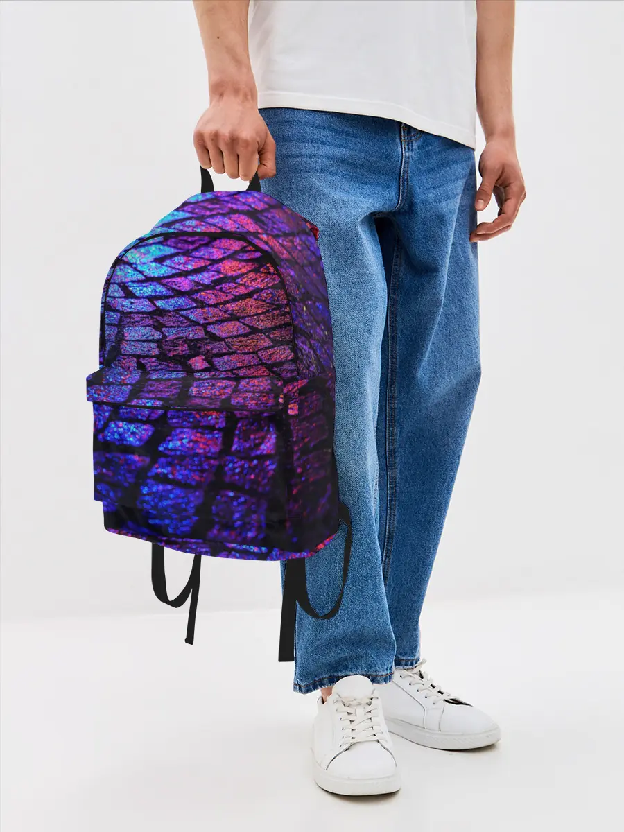 Рюкзак джинсовый / Мокрый асфальт