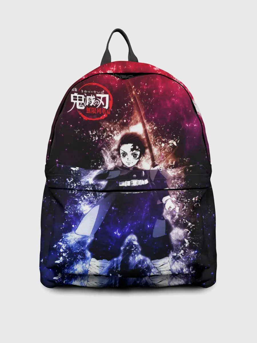 Рюкзак джинсовый / Танджиро Камадо Kimetsu no Yaiba