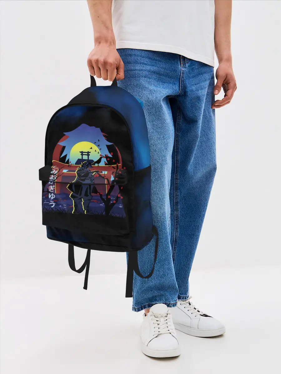 Рюкзак джинсовый / Giyu Tomioka Kimetsu no Yaiba