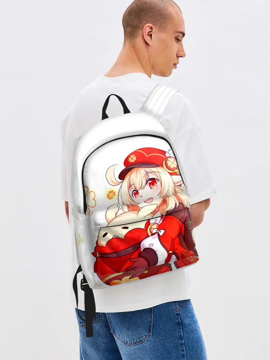 Рюкзак джинсовый / Геншин Импакт Кли