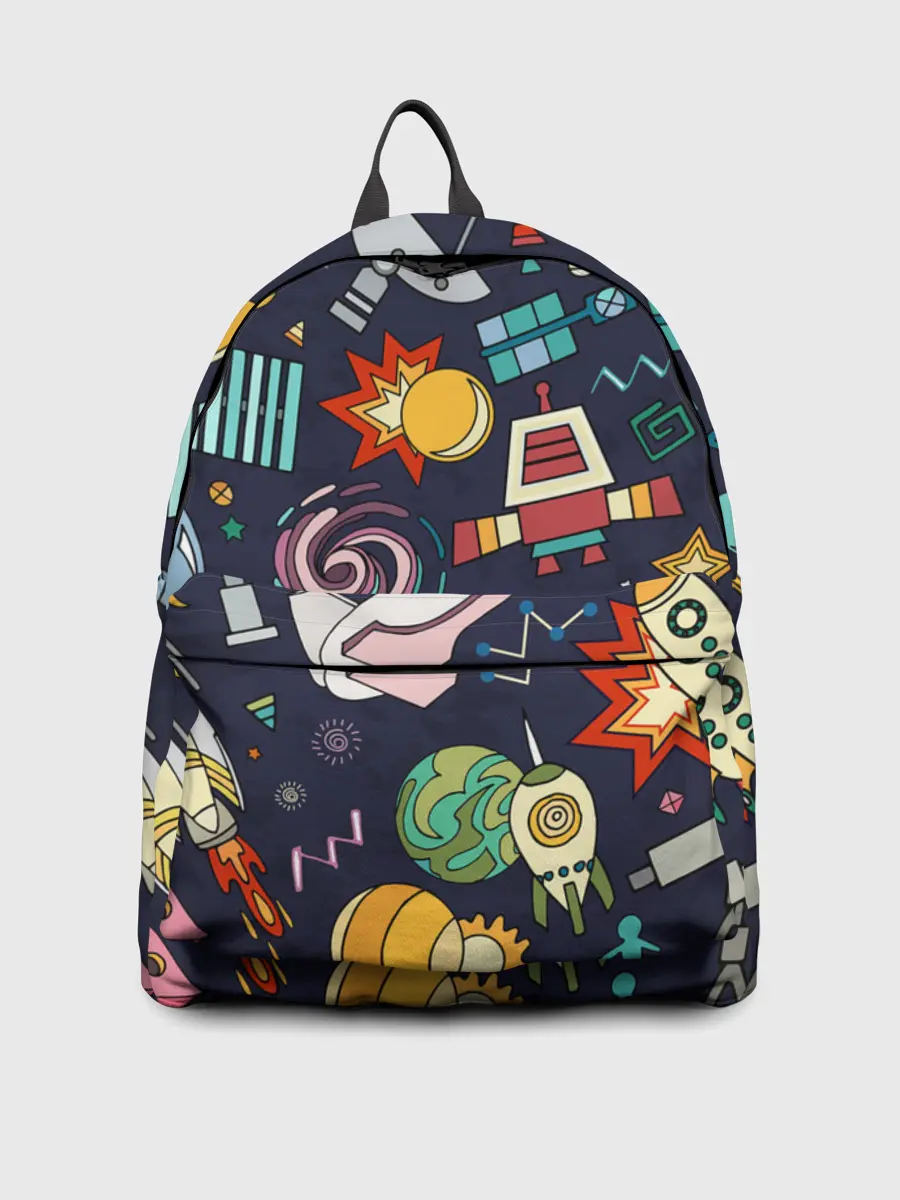 Рюкзак джинсовый / Космос