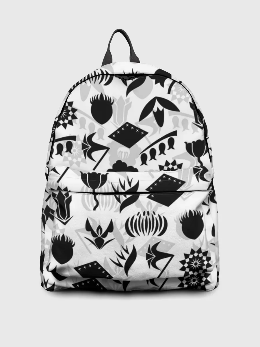 Рюкзак джинсовый / БЛИЧ КАПИТАНЫ ГОТЕЙ 13 ЭМБЛЕМЫ