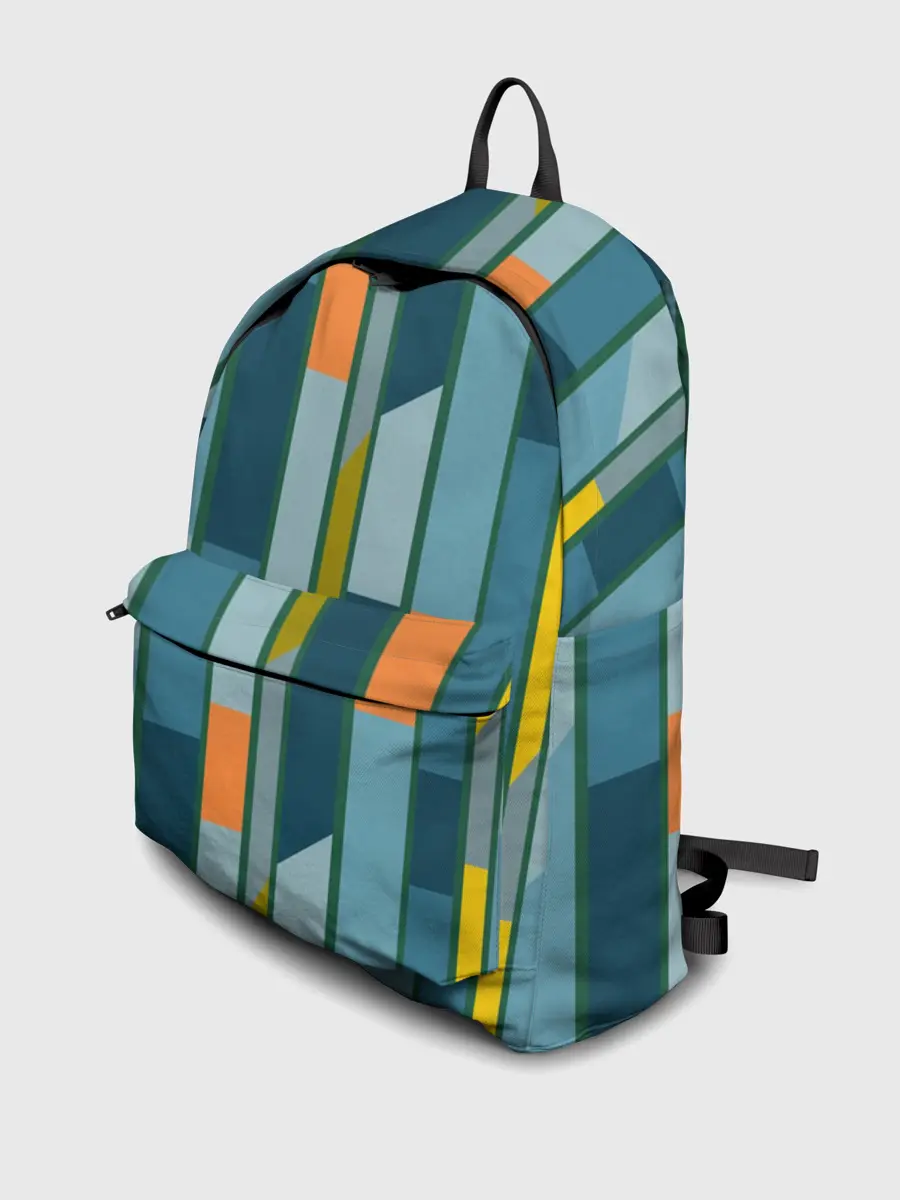 Рюкзак джинсовый / Абстракция в стиле модерн