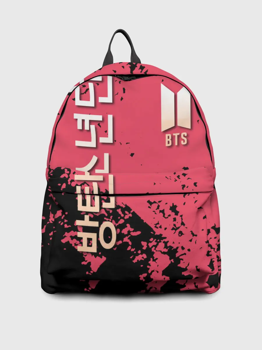 Рюкзак джинсовый / BTS LOGO / БТС ЛОГОТИП