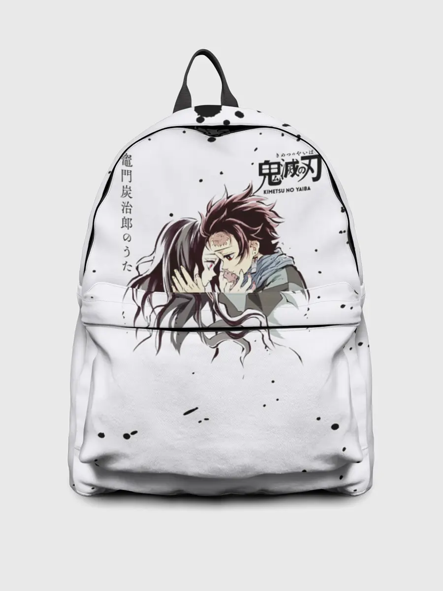 Рюкзак джинсовый / Танджиро и Незуко Камадо