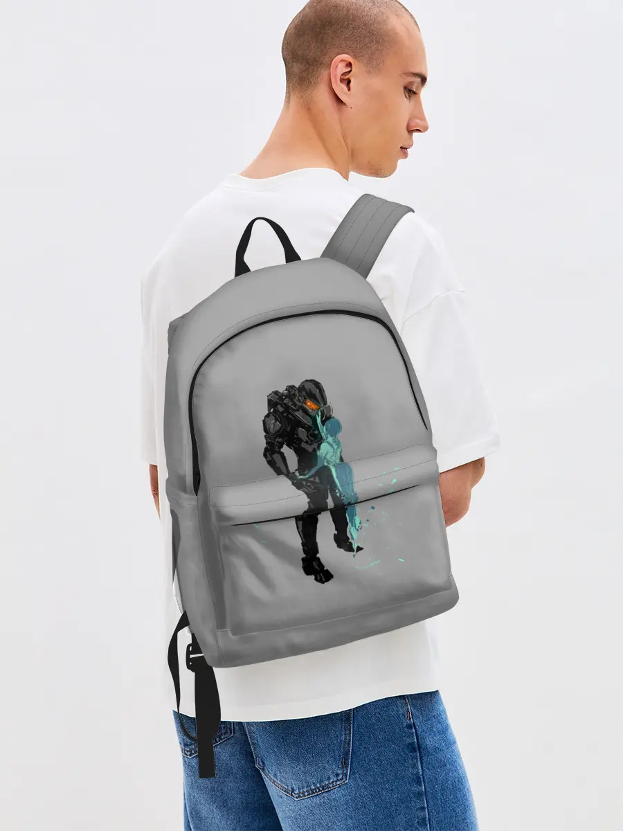 Рюкзак джинсовый / Кибер любовь