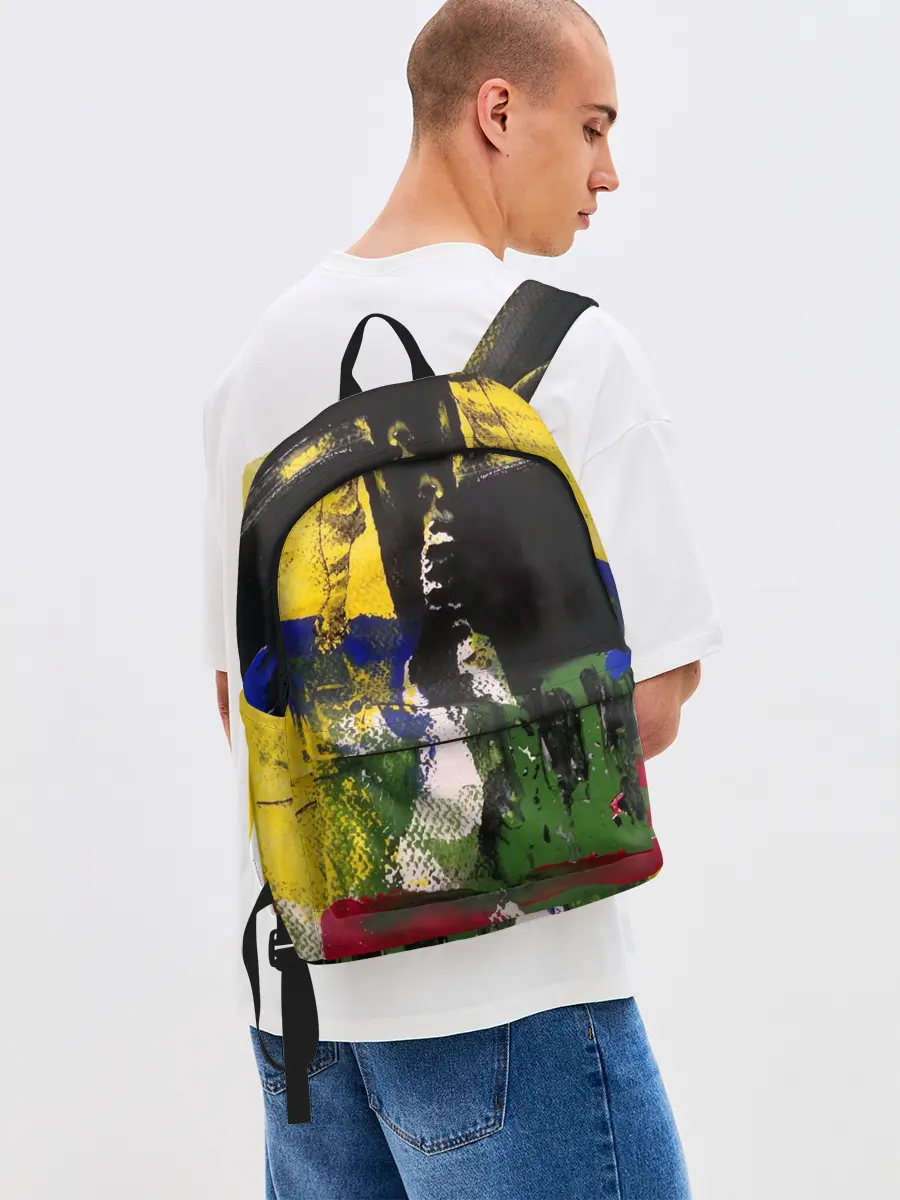 Рюкзак джинсовый / Мазок художника!