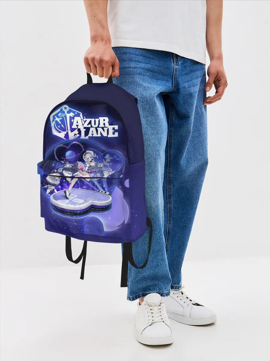 Рюкзак джинсовый / аниме Лазурный путь
