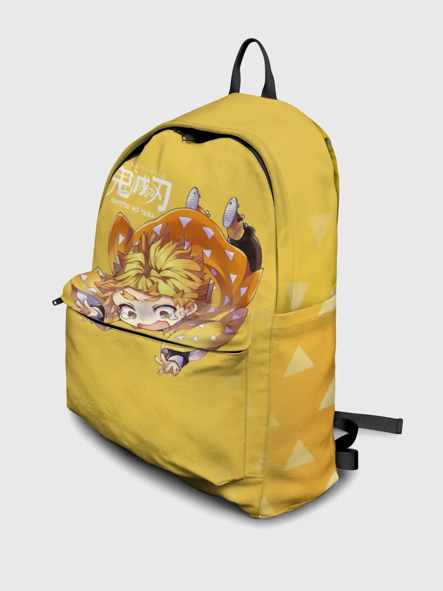 Рюкзак джинсовый / Зеницу Агацума Kimetsu no Yaiba