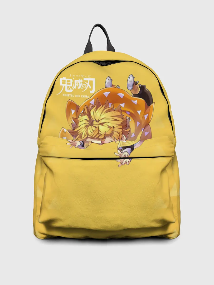 Рюкзак джинсовый / Зеницу Агацума Kimetsu no Yaiba