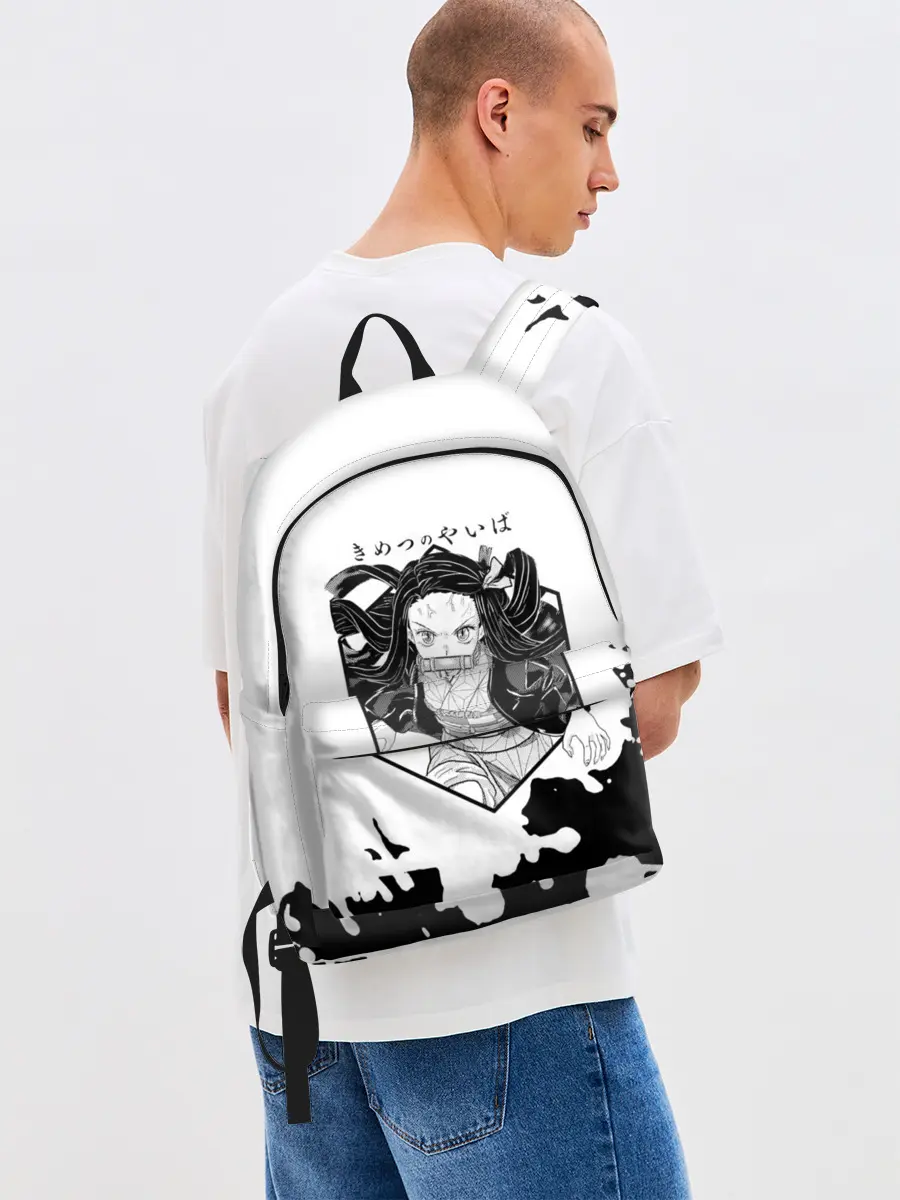 Рюкзак джинсовый / Nezuko Kamado Kimetsu no Yaiba