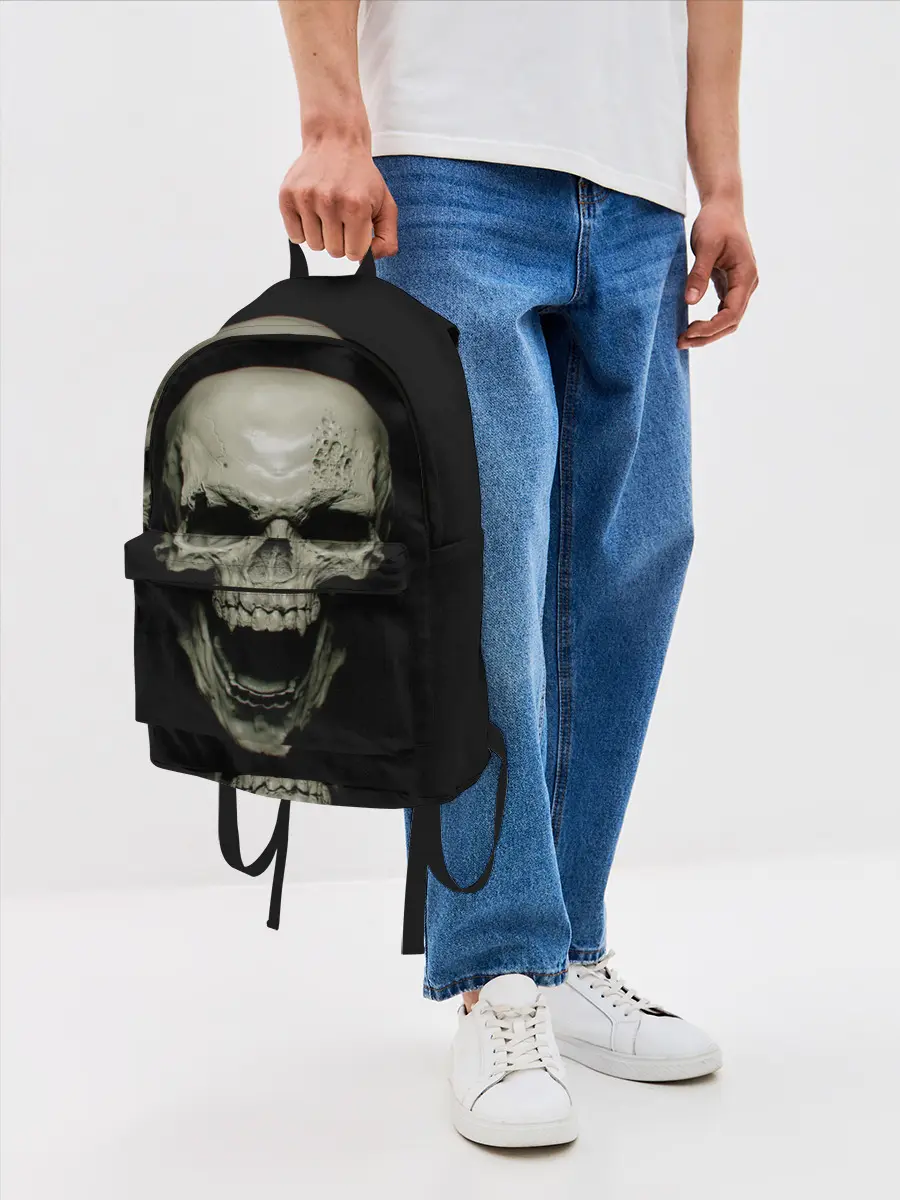 Рюкзак джинсовый / SKULL