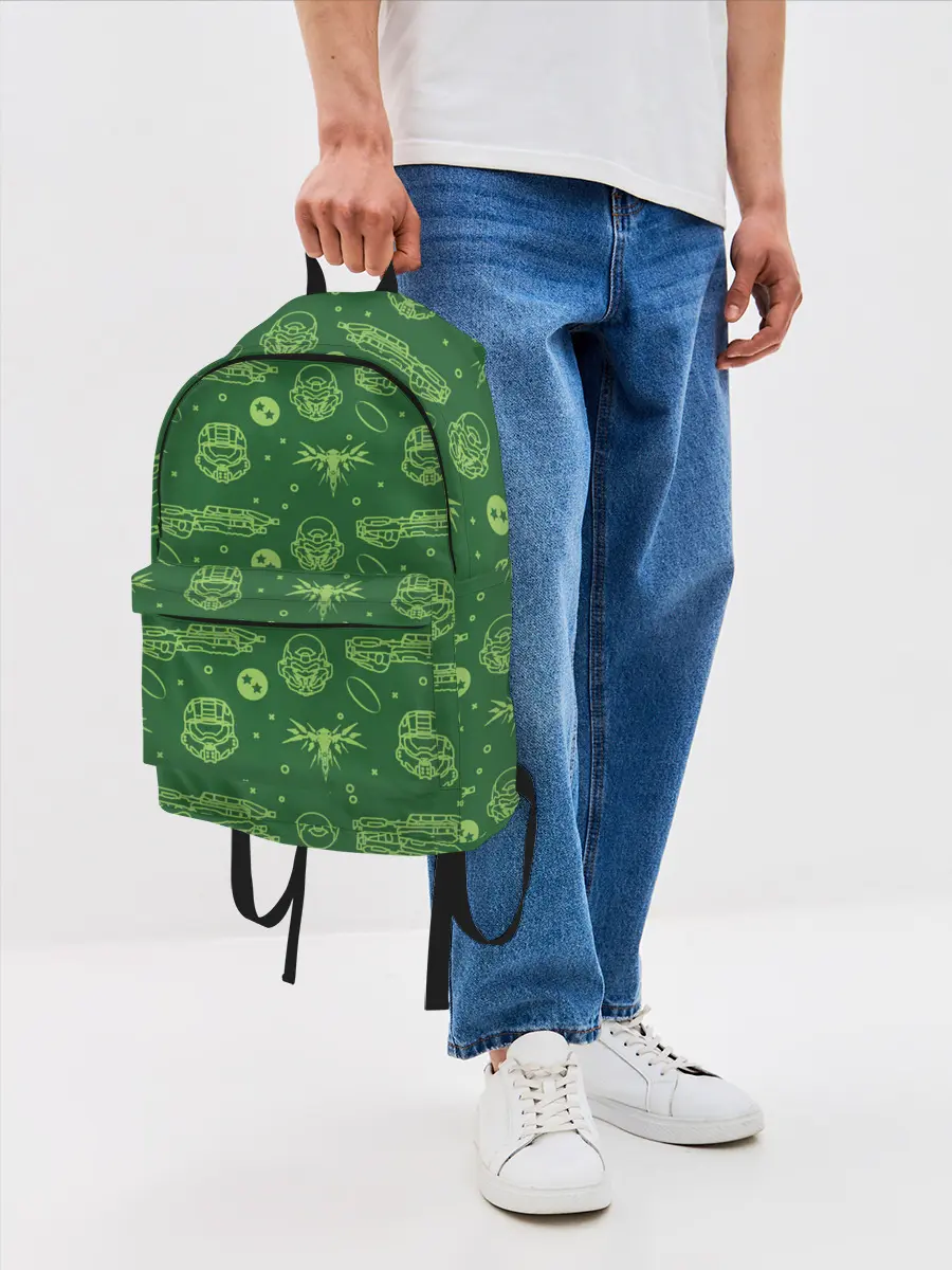 Рюкзак джинсовый / Halo Pattern