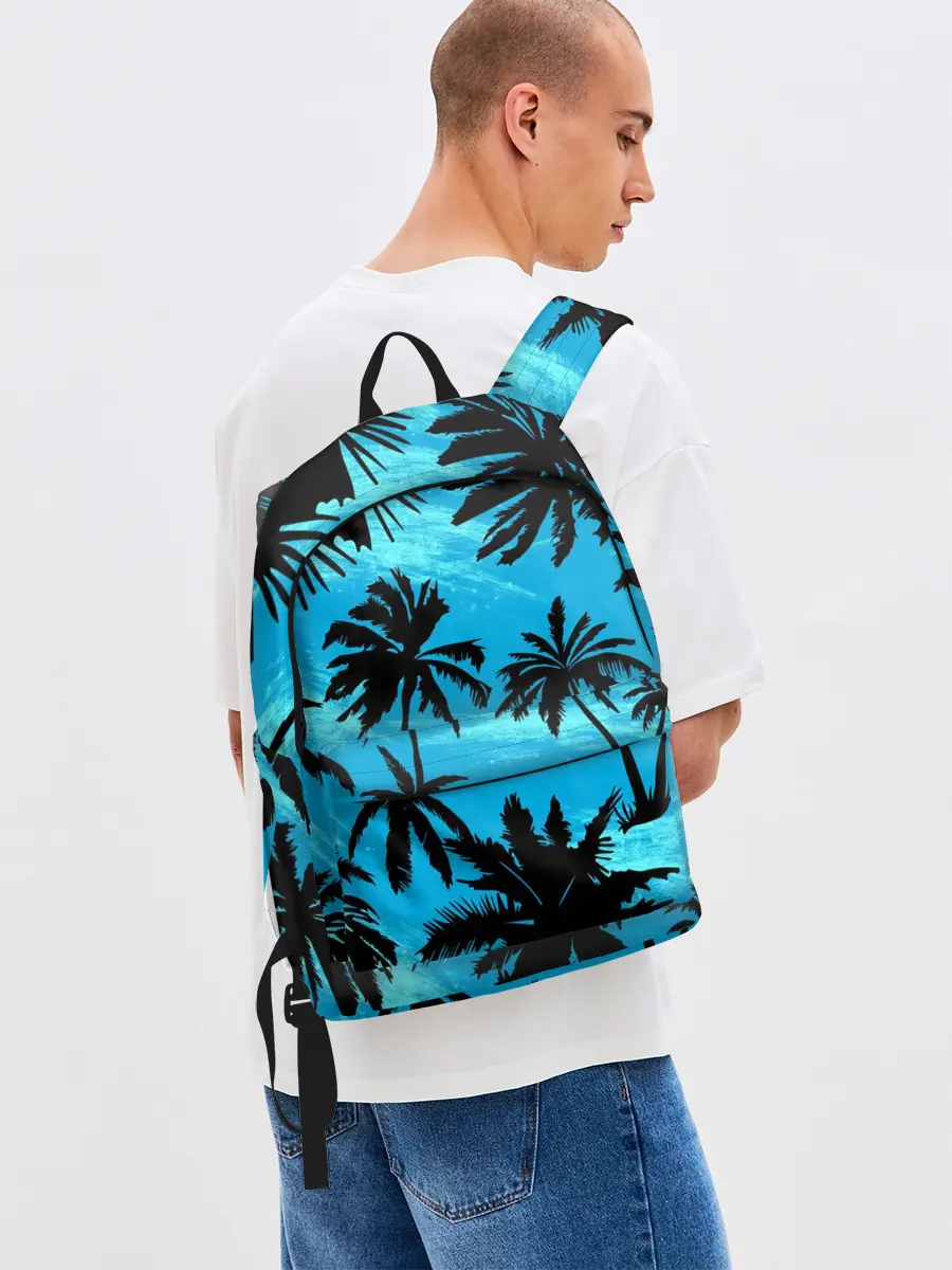 Рюкзак джинсовый / Пальмы в Горизонте
