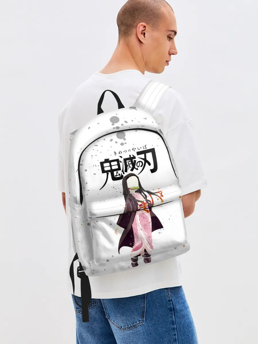Рюкзак джинсовый / Nezuko Kamado Kimetsu no Yaiba