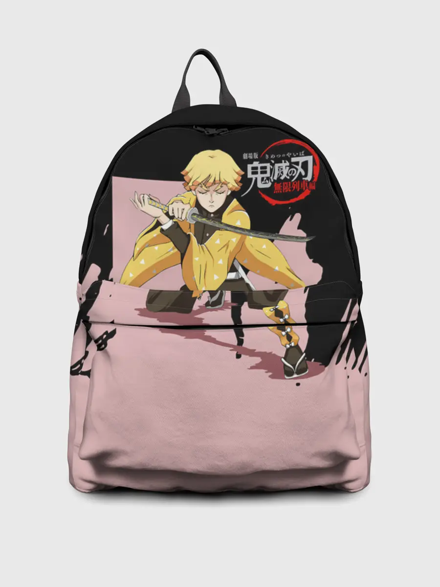 Рюкзак джинсовый / Зеницу Агацума Kimetsu no Yaiba