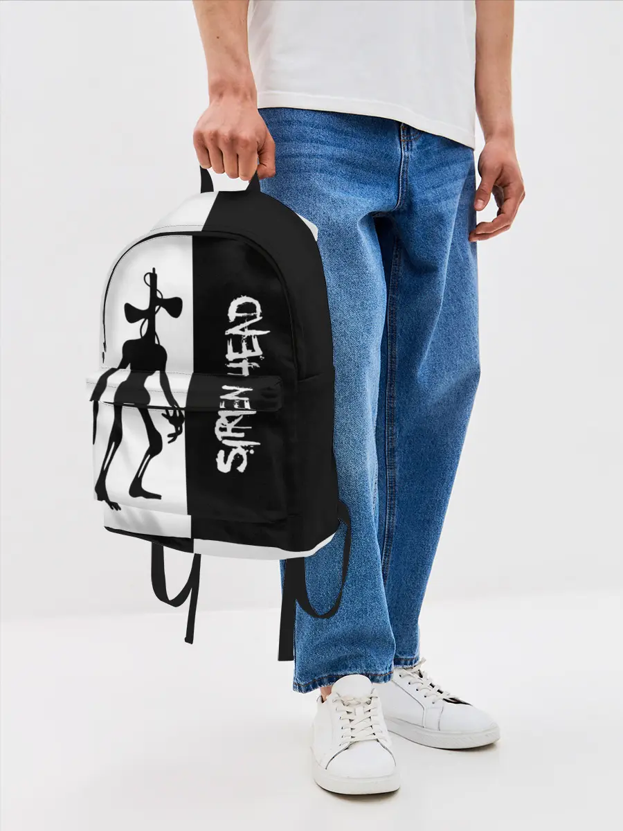 Рюкзак джинсовый / Сиреноголовый/Siren Head