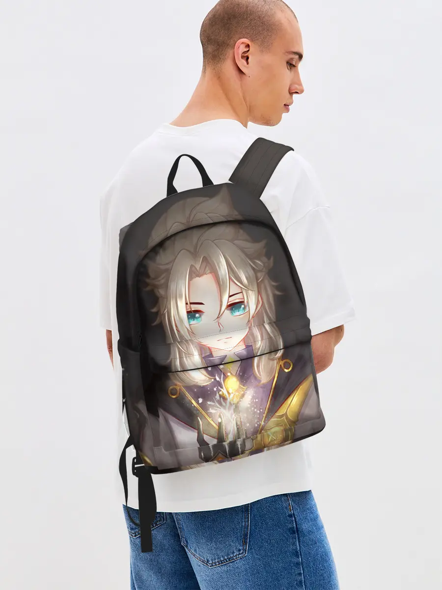 Рюкзак джинсовый / Blue Eyes Albedo.