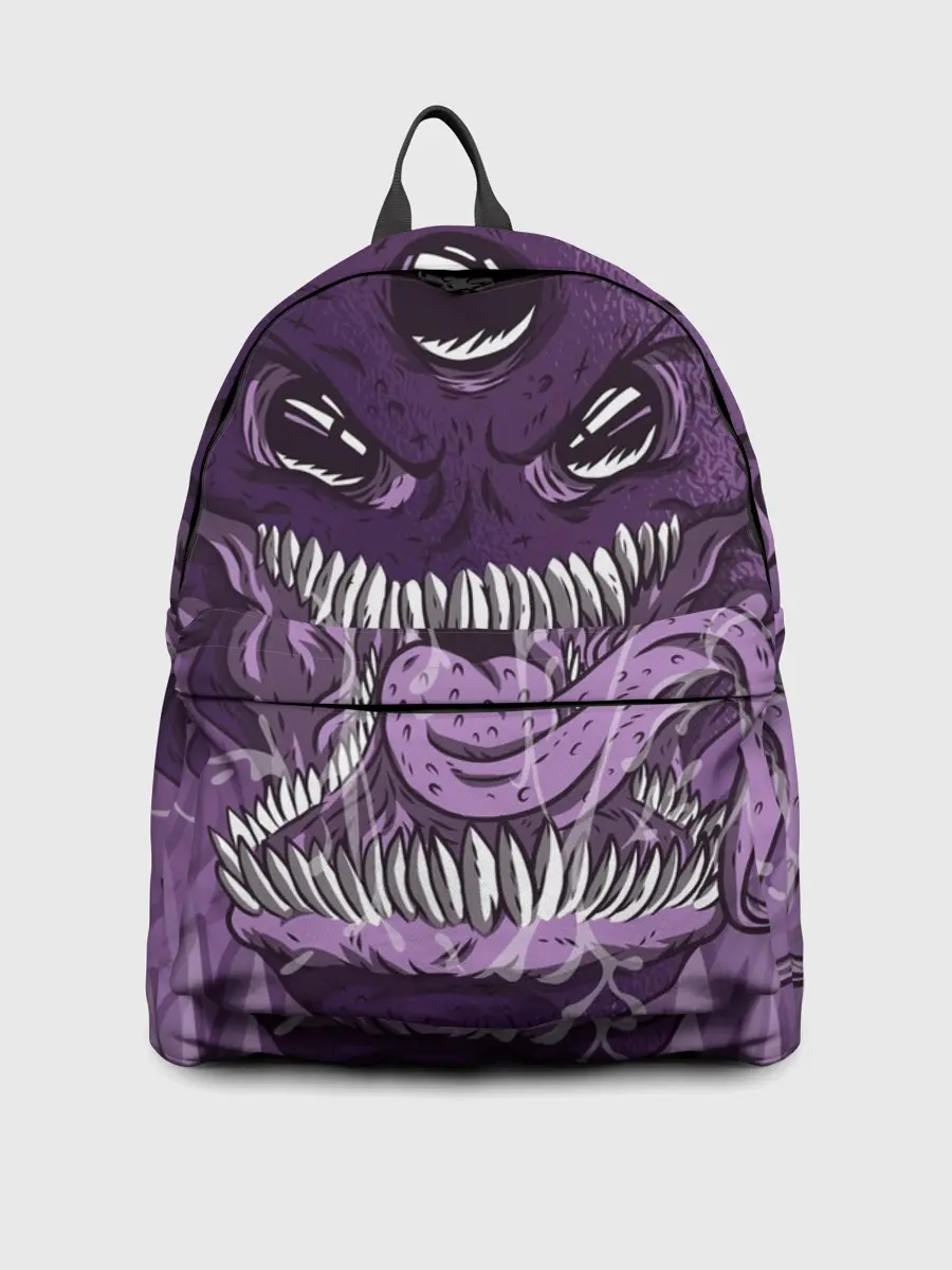 Рюкзак джинсовый / Инопланетное чудовище