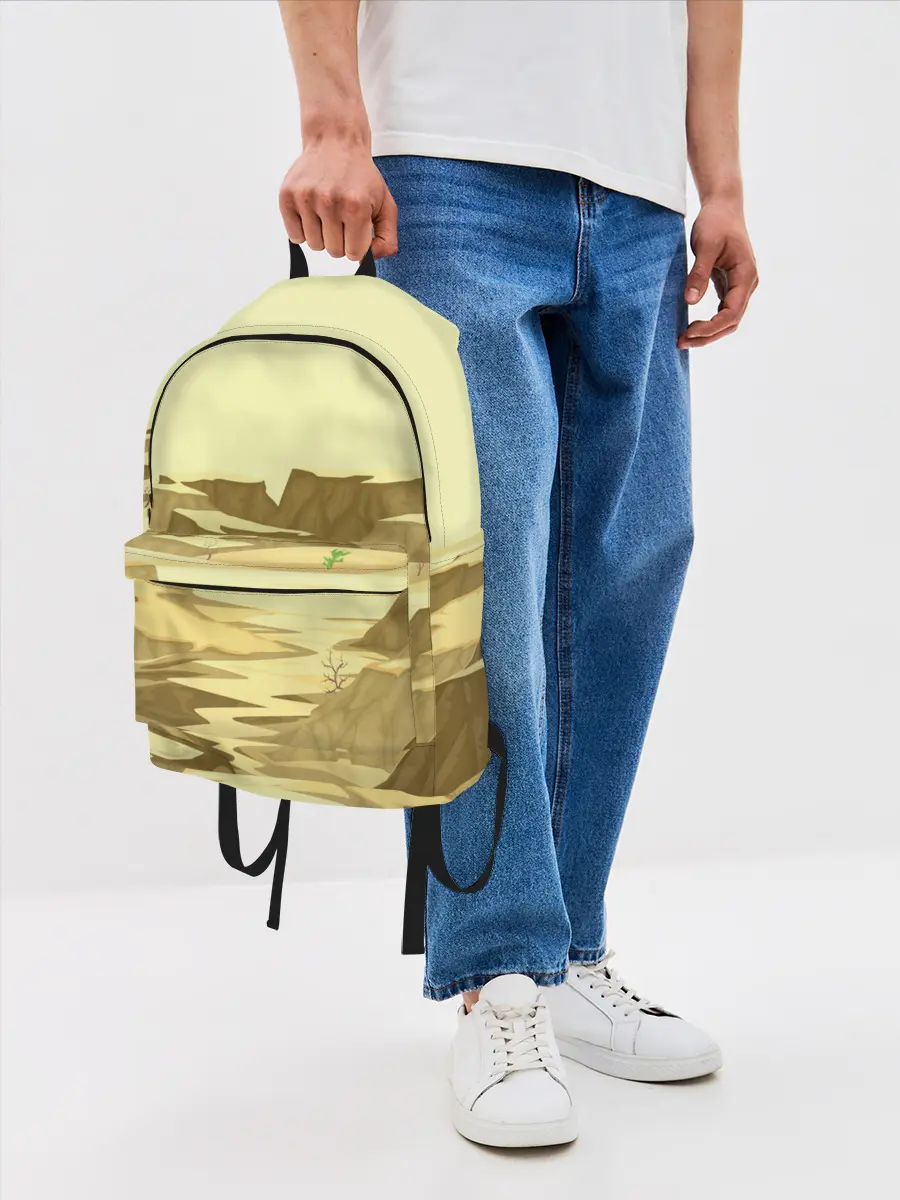 Рюкзак джинсовый / Пустыня