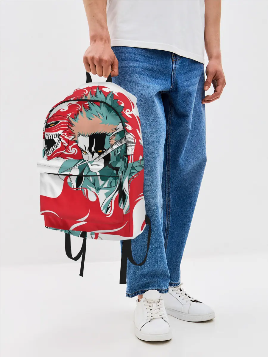 Рюкзак джинсовый / ИЧИГО ДЕМОН | BLEACH | БЛИЧ